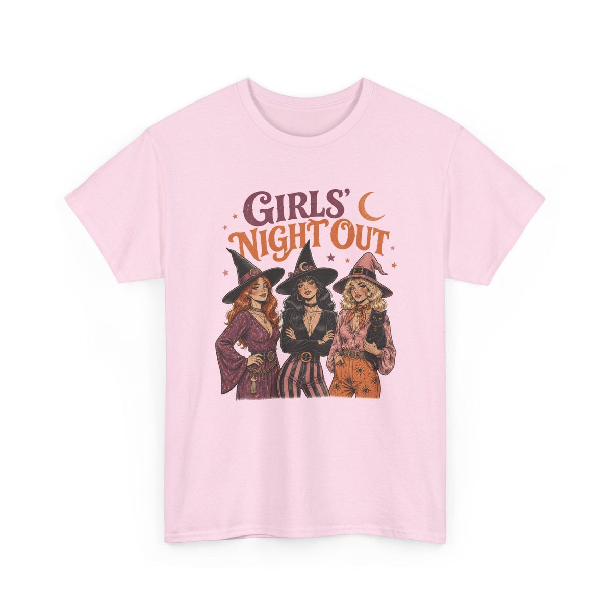Girls Night Out Witches T-Shirt Retro Halloween Witch Squad