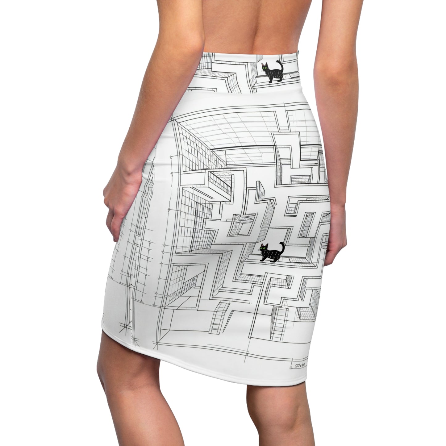 Women's Pencil Skirt (AOP)