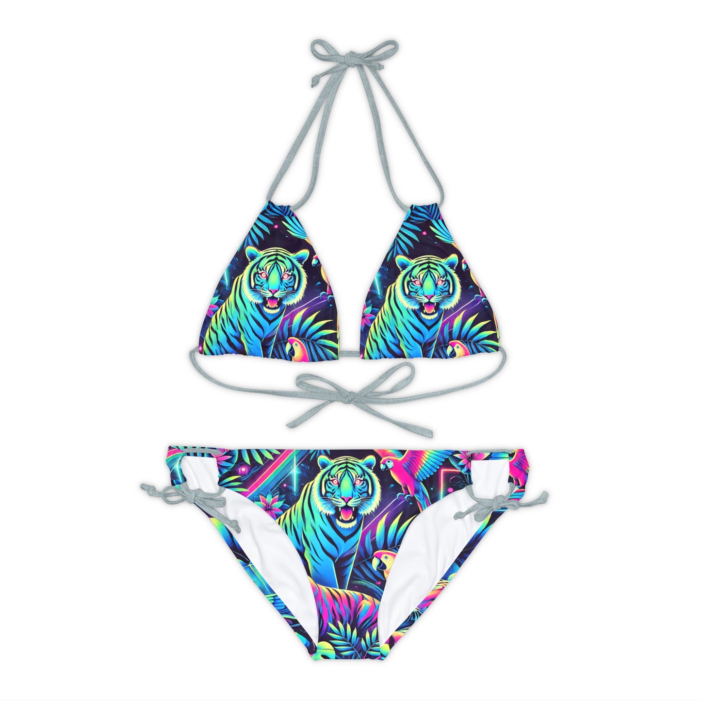 Strappy Bikini Set (AOP)