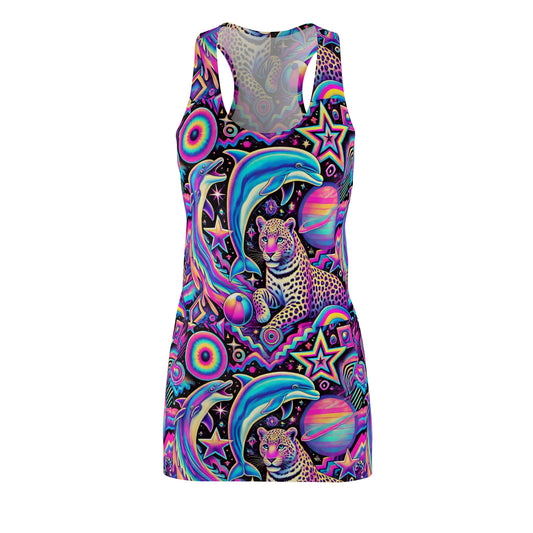 Women's Cut & Sew Racerback Dress (AOP)