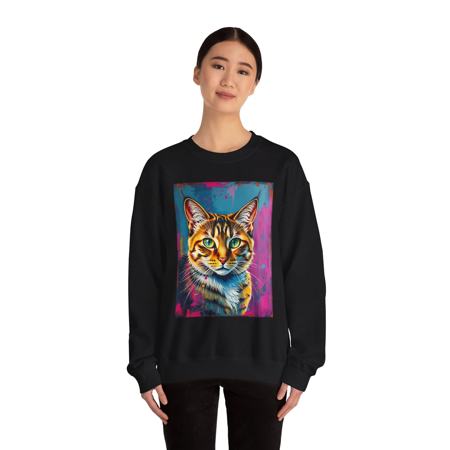 Cat Painting Sweatshirt