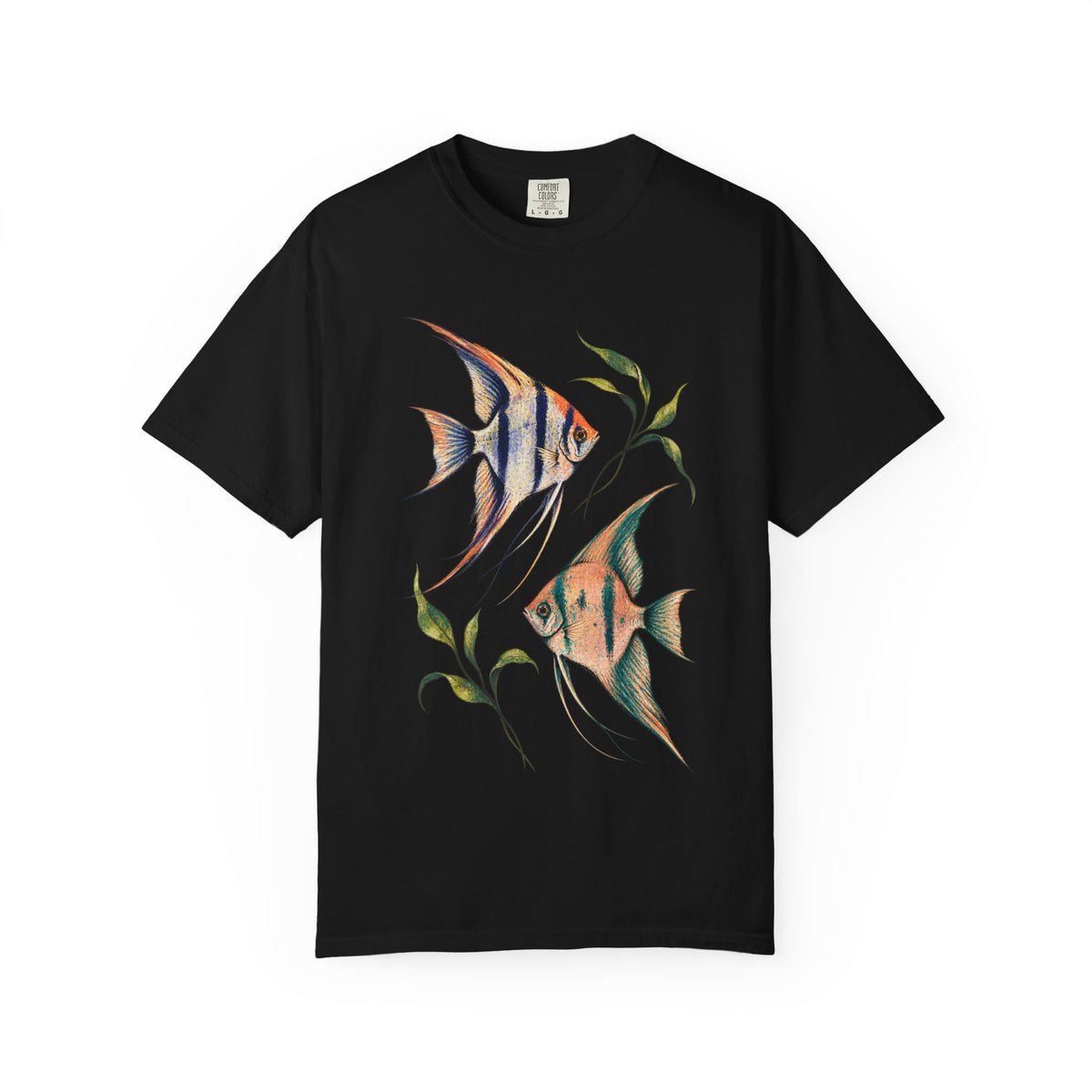 Angelfish Pair Tee Freshwater Angelfish Tropical Aquarium Fishkeeping Shirt