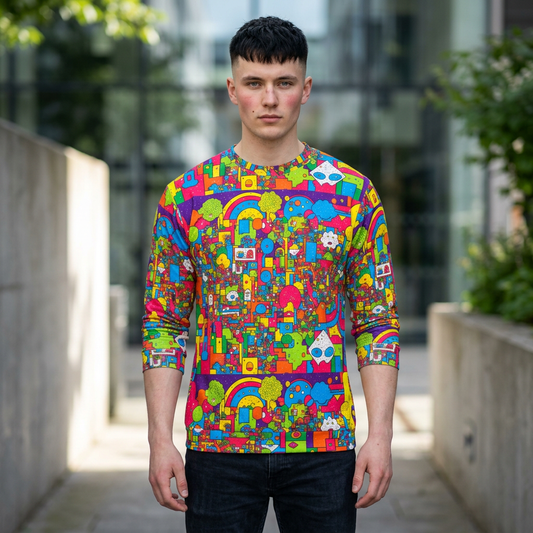 Trippy Neon Sweatshirt