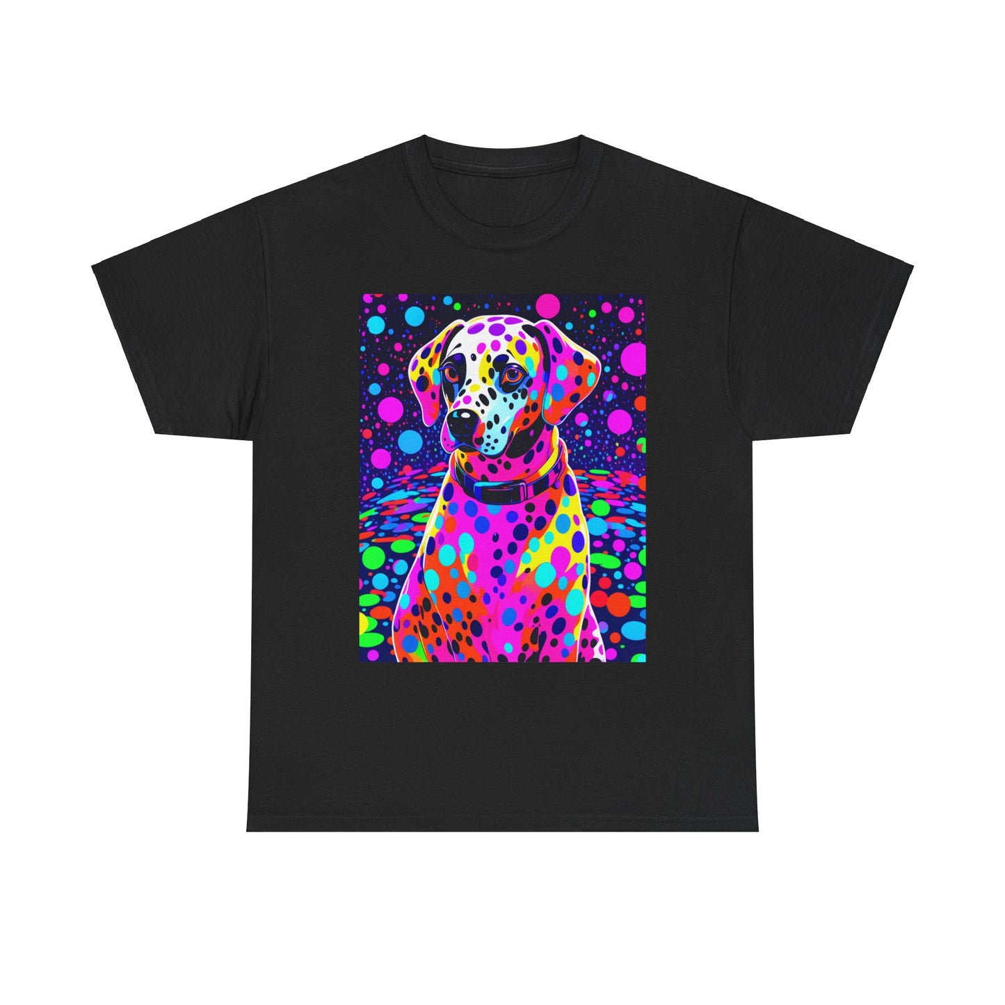 Neon Polka-Dot Dalmatian Tee