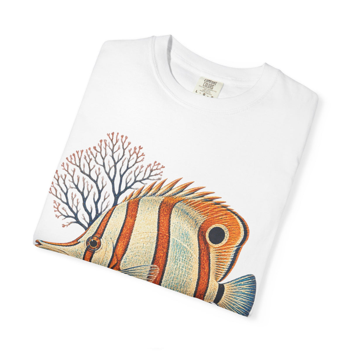 Copperband Butterflyfish Reef Tee Coral Reef Saltwater Aquarium Tropical Fish Shirt