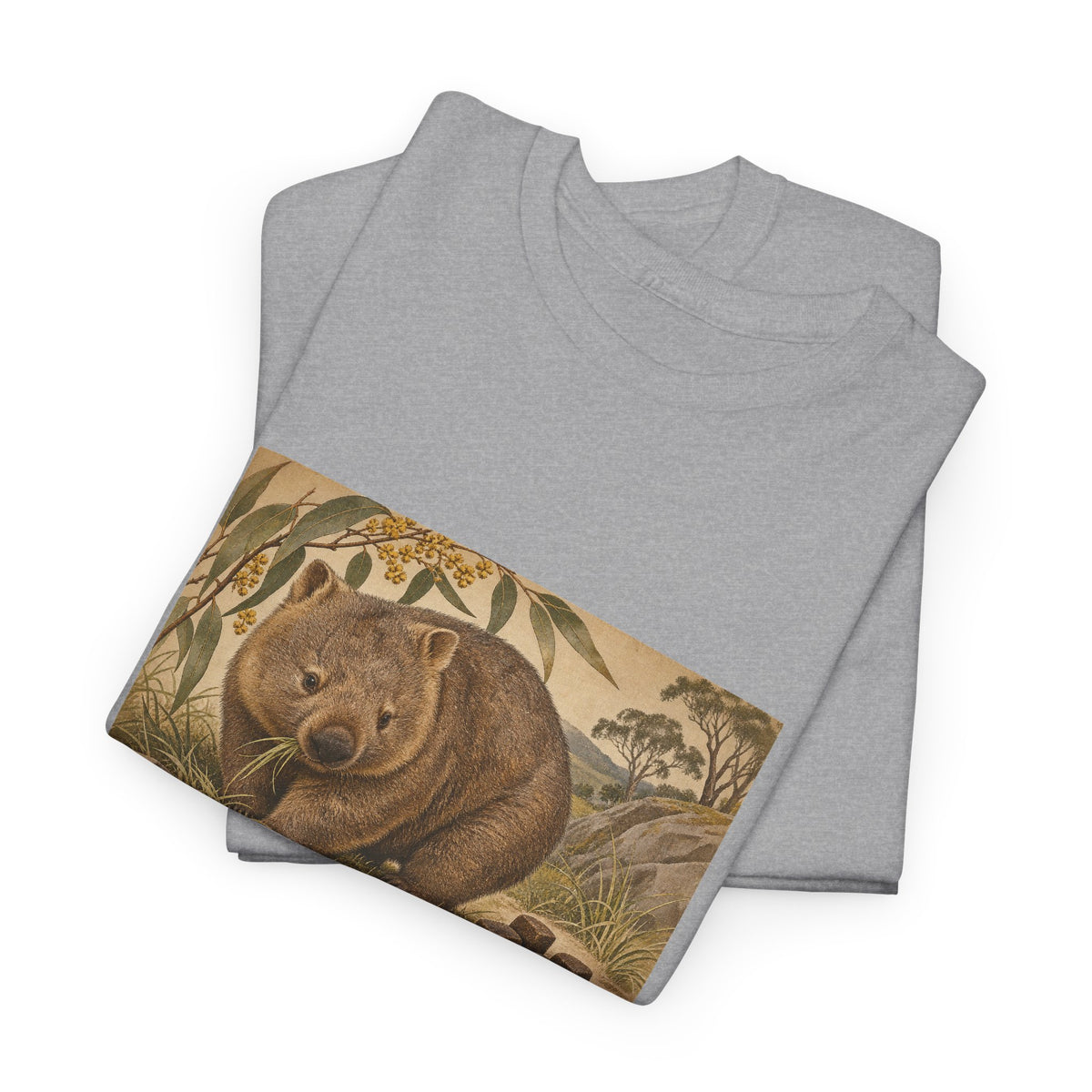 I Poop Cubes T-Shirt Common Wombat Vintage Naturalist Funny Tee