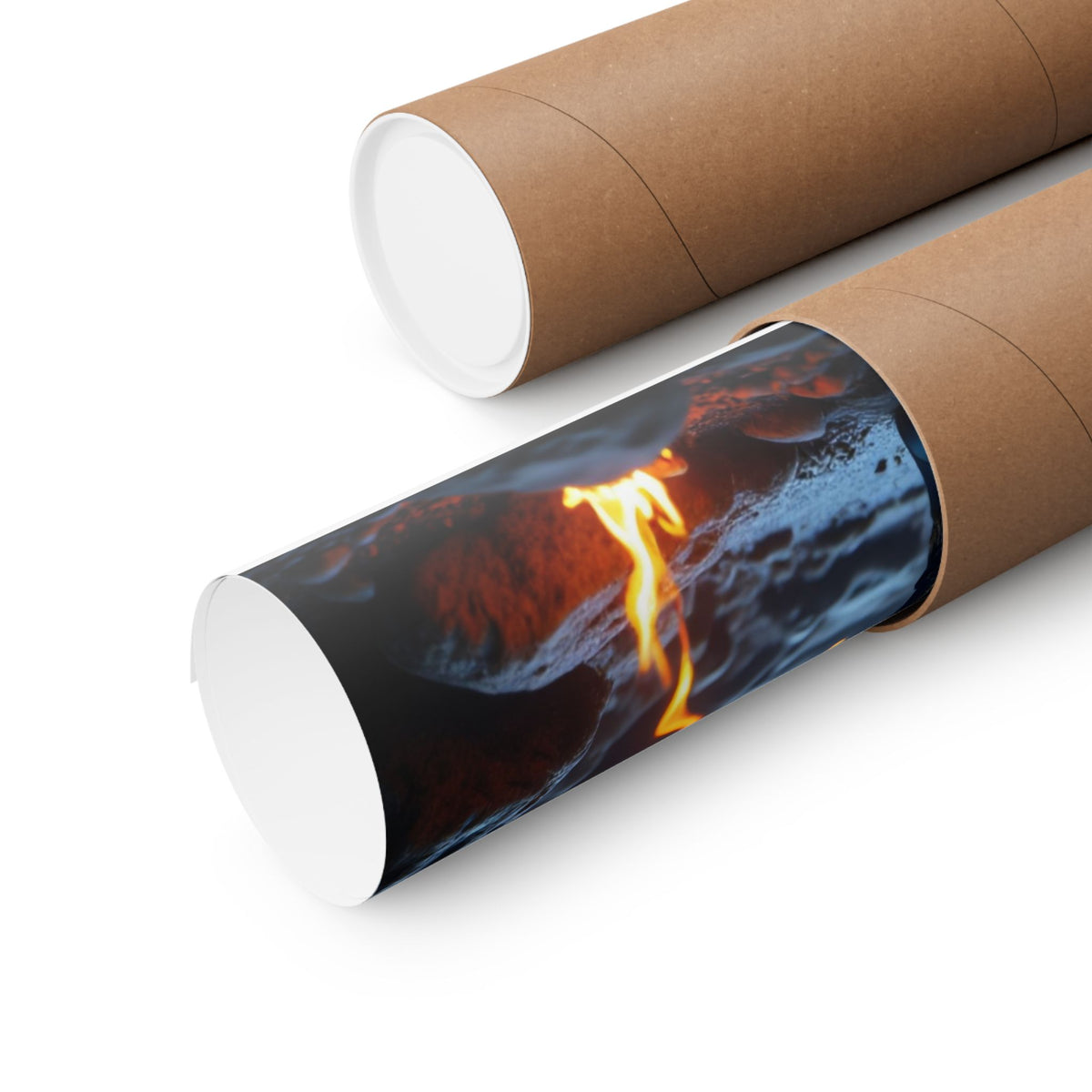 Mystic Sorceress Blue Magic Poster Matte Vertical Wall Art