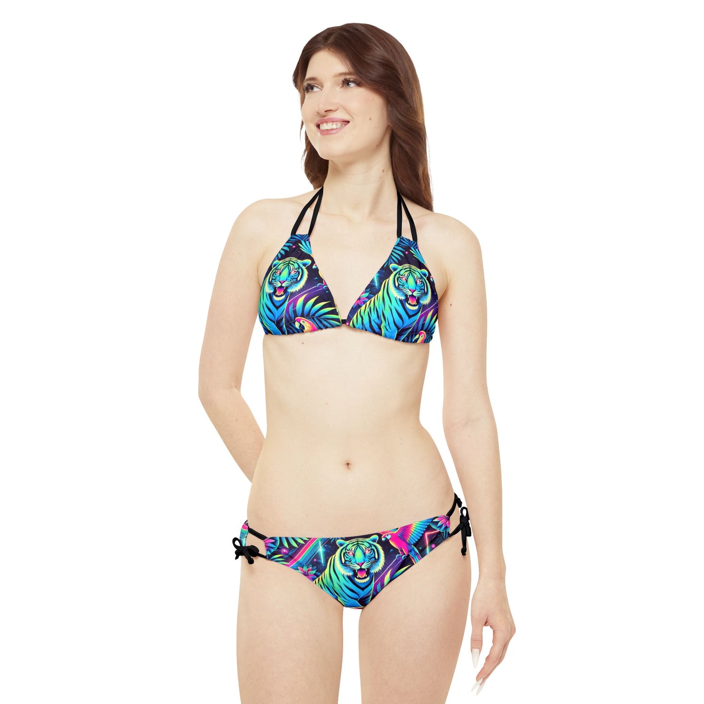 Strappy Bikini Set (AOP)