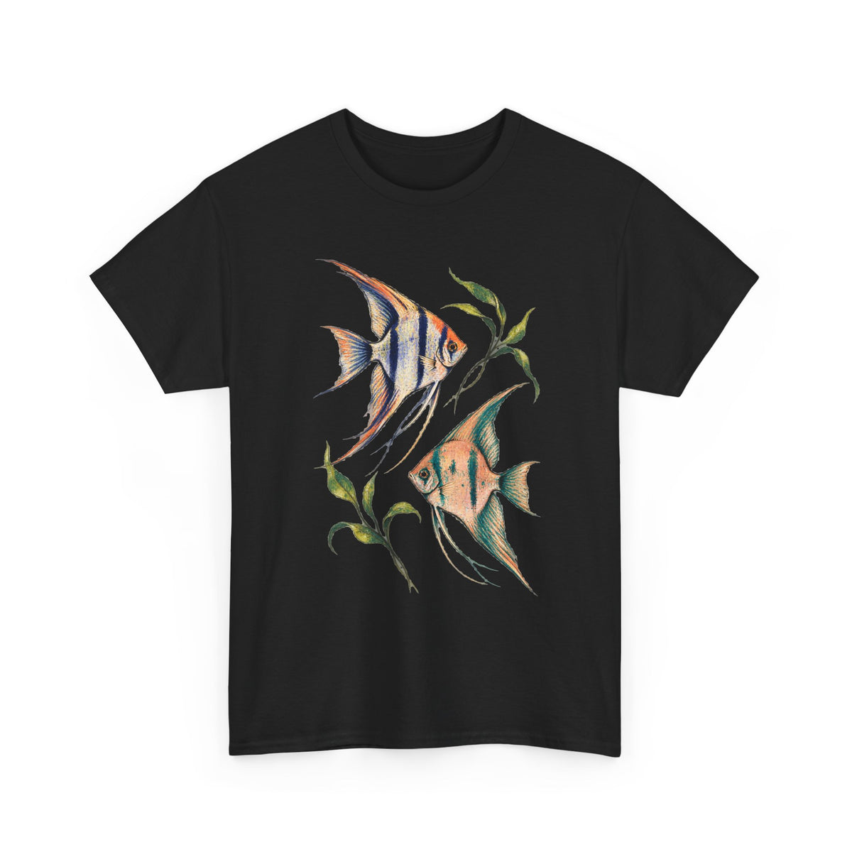 Angelfish Pair Tee Freshwater Angelfish Tropical Aquarium Fishkeeping Shirt