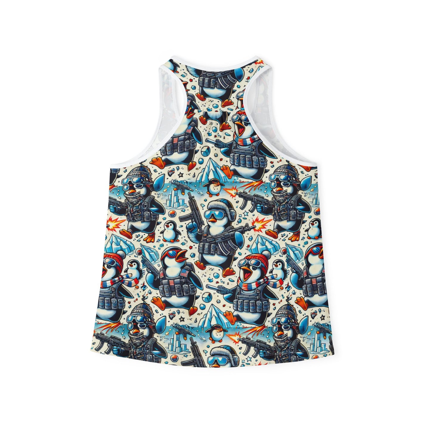 Tank Top - Penguins with Guns Women's Fashion Shirt