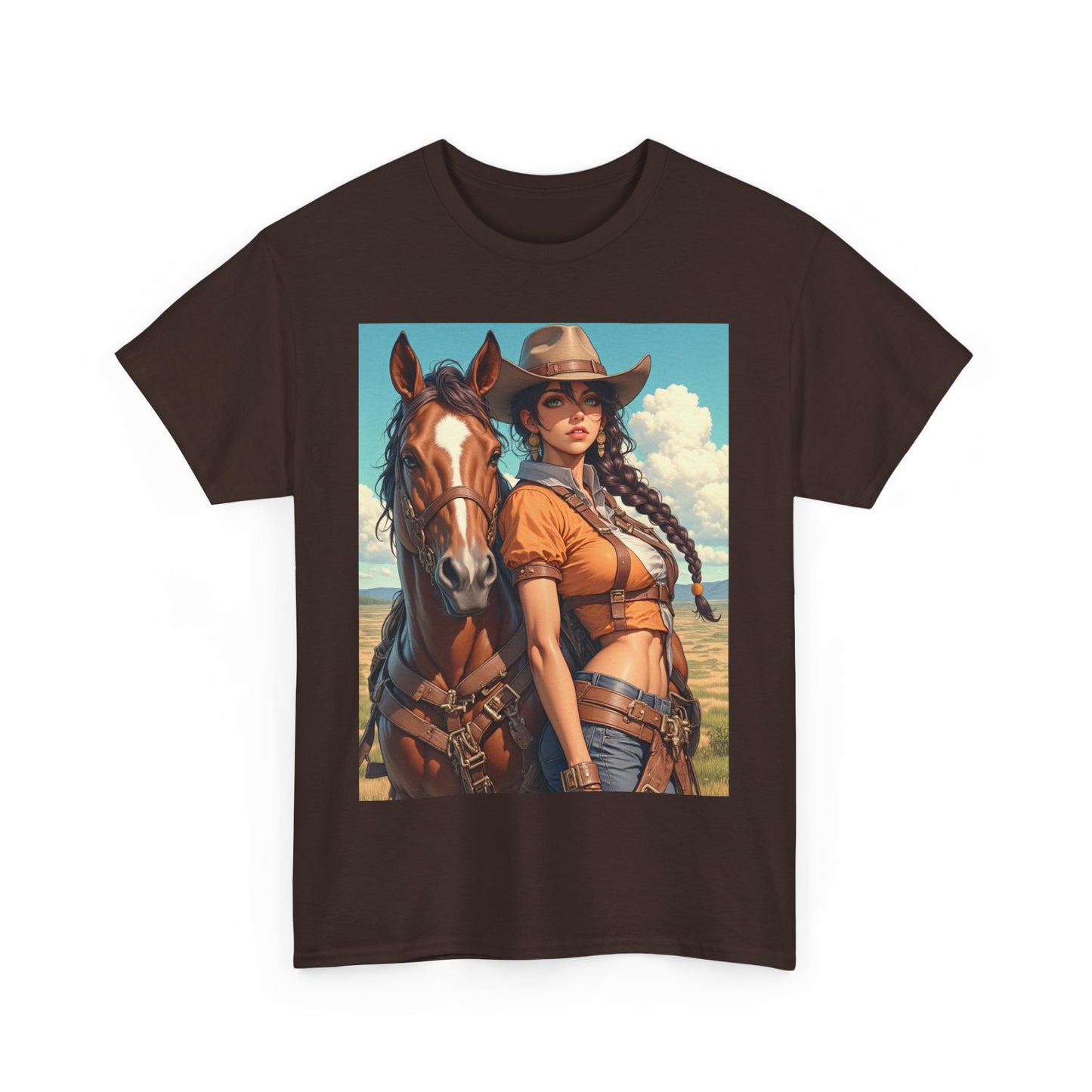 Cowgirl Unisex Heavy Cotton Tee