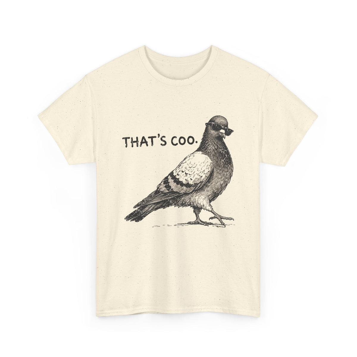 Thats Coo Pigeon T-Shirt Funny Bird Pun Sketch