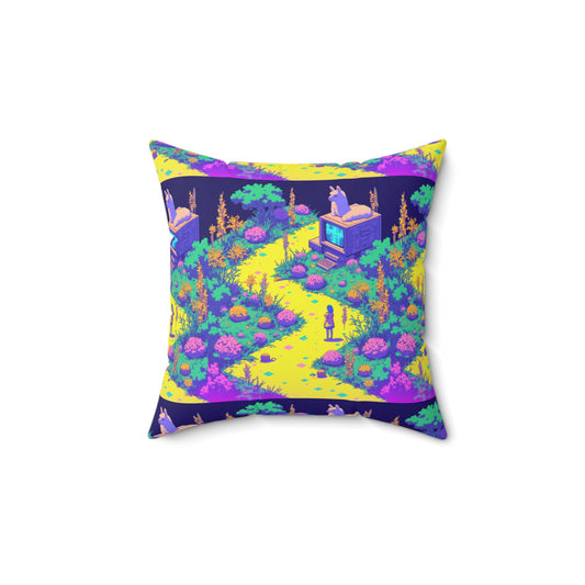 Spun Polyester Square Pillow