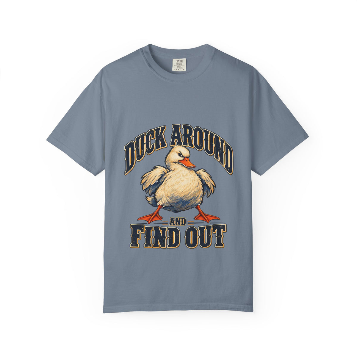 Duck Around and Find Out White Duck Tee Funny FAFO Pun Shirt