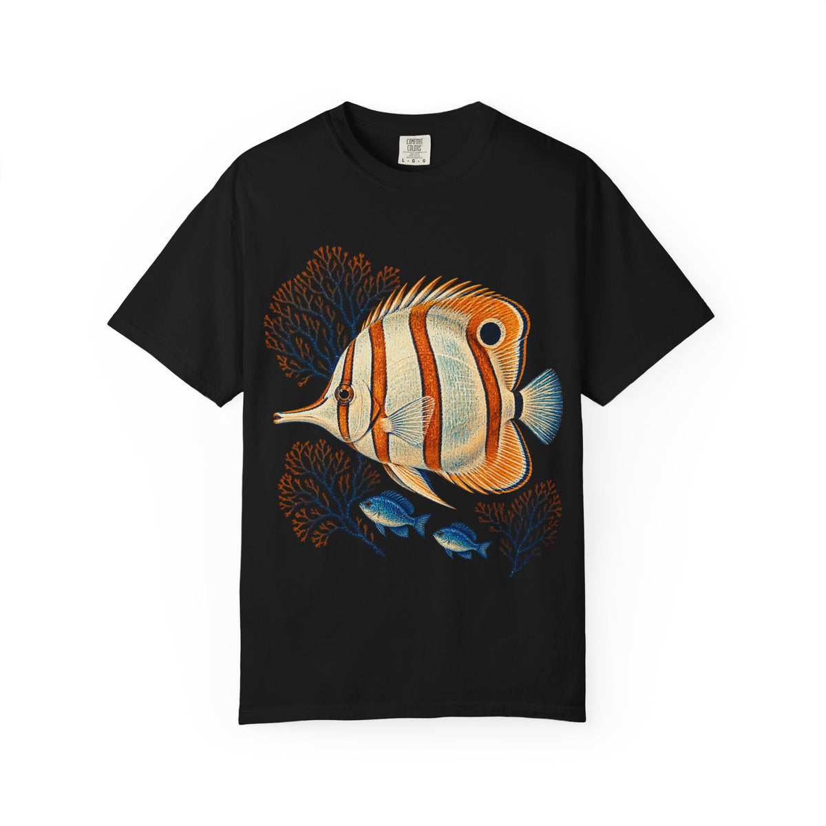 Copperband Butterflyfish Reef Tee Coral Reef Saltwater Aquarium Tropical Fish Shirt