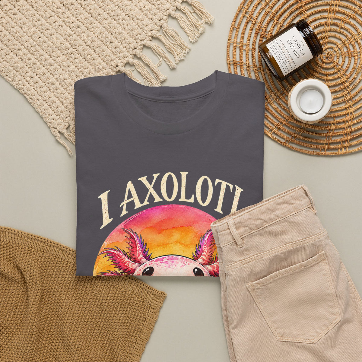 I Axolotl Questions T-Shirt Funny Axolotl Pun Peeking Amphibian Tee