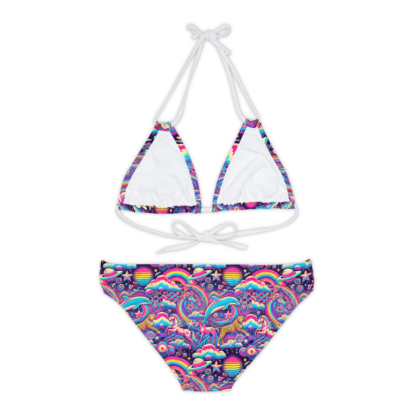 Strappy Bikini Set (AOP)