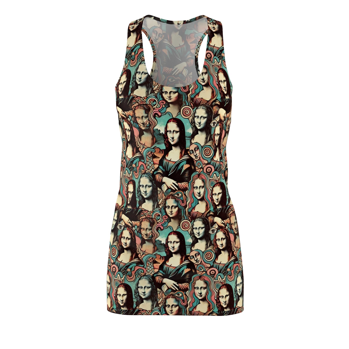 Women's Cut & Sew Racerback Dress (AOP)