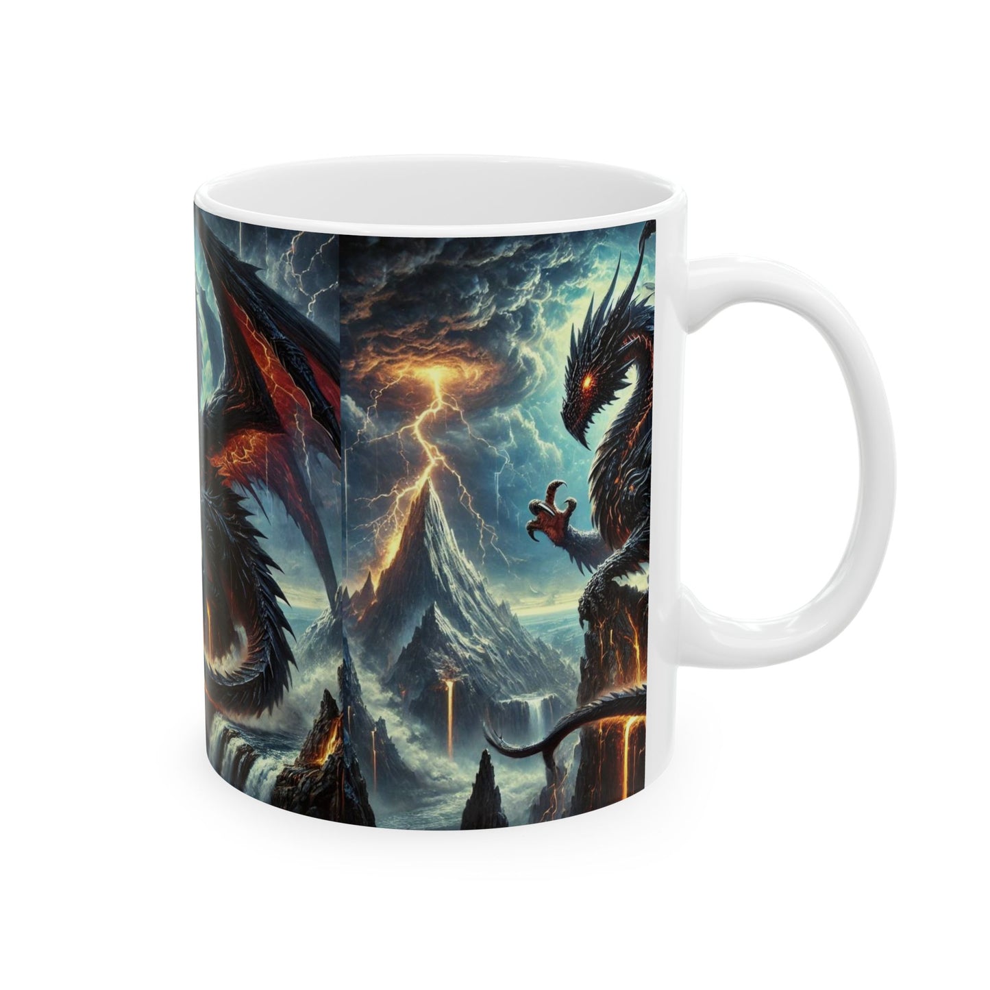 Dragon Ceramic Mug, (11oz, 15oz)