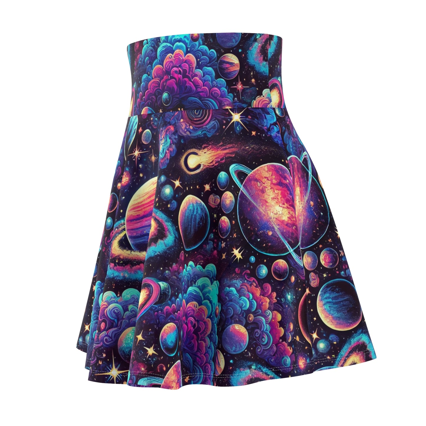 Space Women's Skater Skirt (AOP)