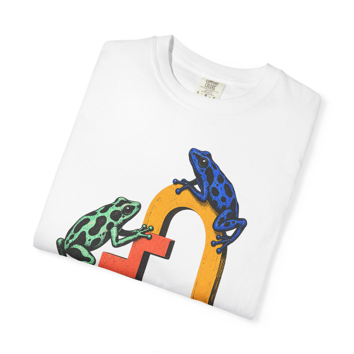 Poison Dart Frogs Stairs Checkered Dome Tee Geometric Arch Frog Wildlife Shirt