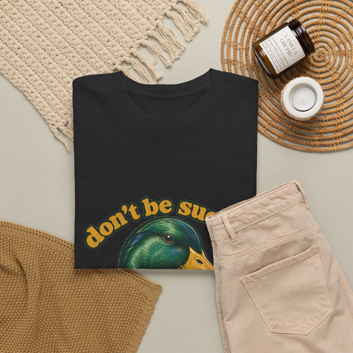 Don't Be Such a Duck Head Mallard Tee Funny Duck Shirt