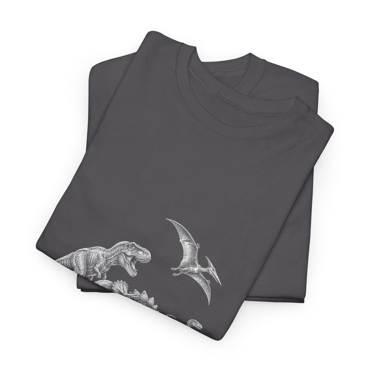 Dinosaurs Abbey Road T-Shirt Funny Dino Crossing Woodcut Parody Tee