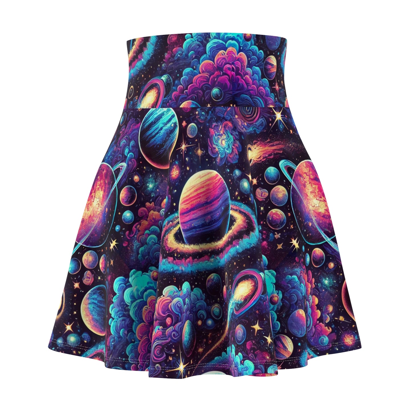 Space Women's Skater Skirt (AOP)