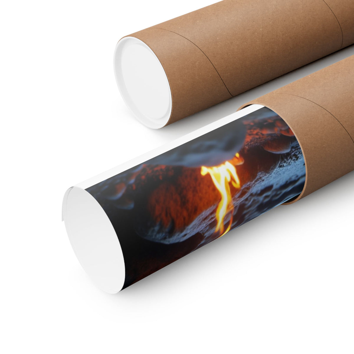 Mystic Sorceress Blue Magic Poster Matte Vertical Wall Art