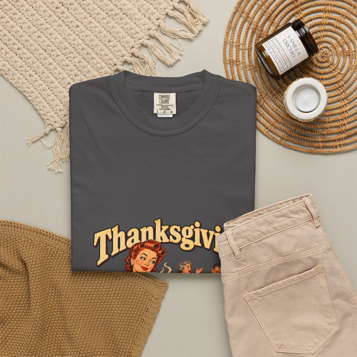 Thanksgiving Family Dysfunction Since 1863 Funny Tee Retro Housewife Turkey Vintage Holiday Dinner Shirt