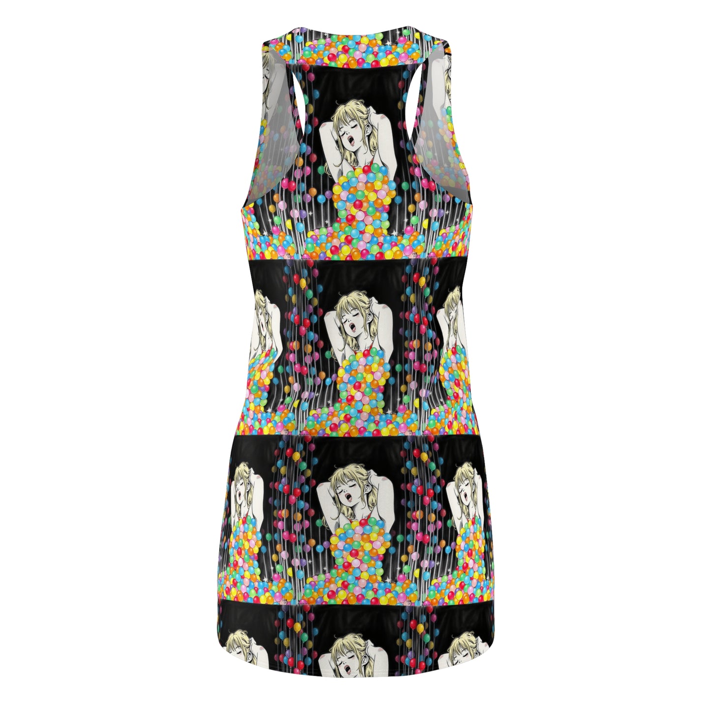 Women's Cut & Sew Racerback Dress (AOP)