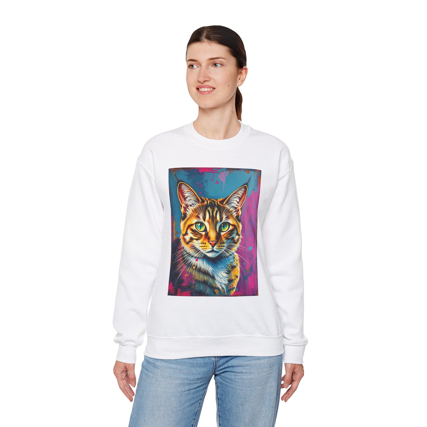 Cat Painting Sweatshirt