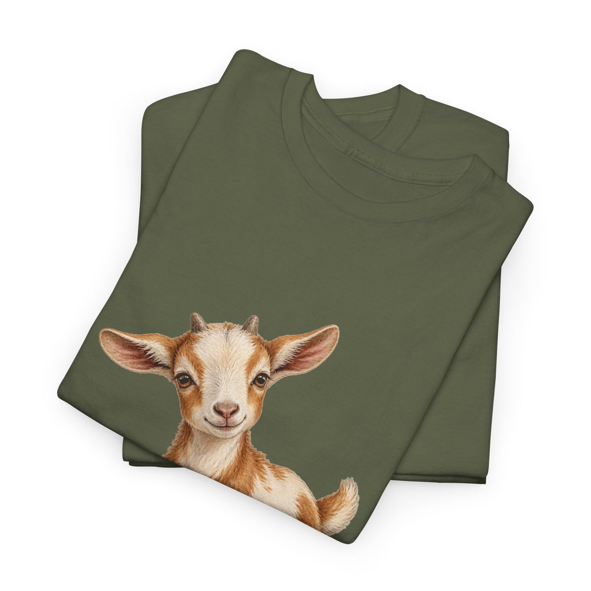 Spotted Baby Goat Daisies Tee Cute Kid Goat Daisy Flowers Farm Animal Shirt
