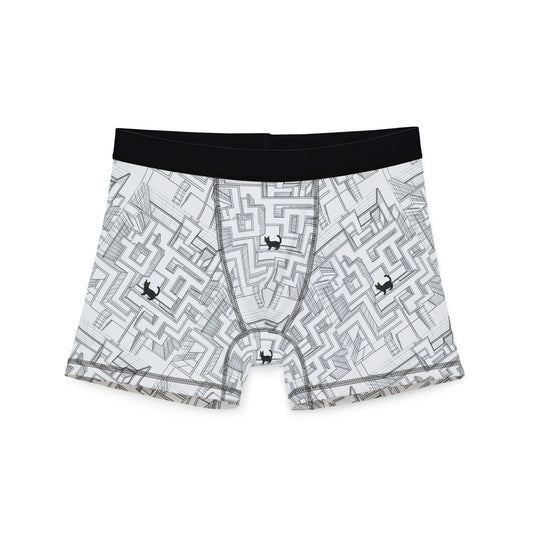 Maze cat Men's Boxers (AOP)