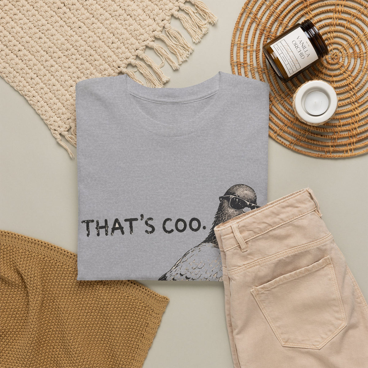 Thats Coo Pigeon T-Shirt Funny Bird Pun Sketch