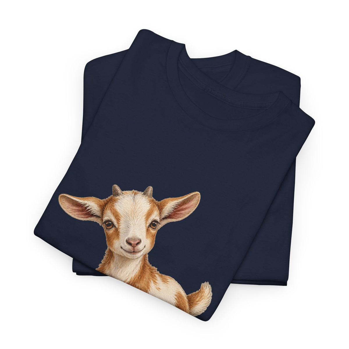 Spotted Baby Goat Daisies Tee Cute Kid Goat Daisy Flowers Farm Animal Shirt