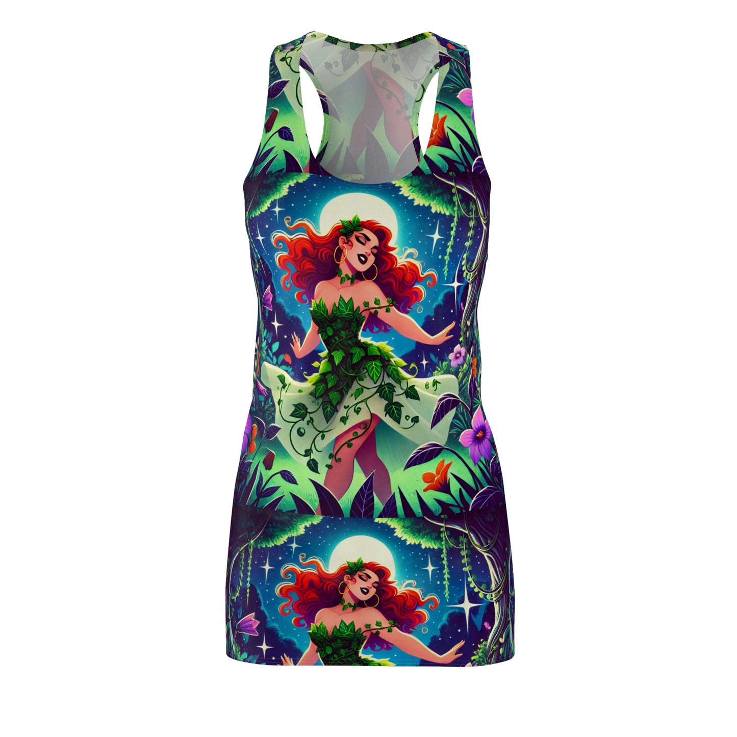 Women's Cut & Sew Racerback Dress (AOP)