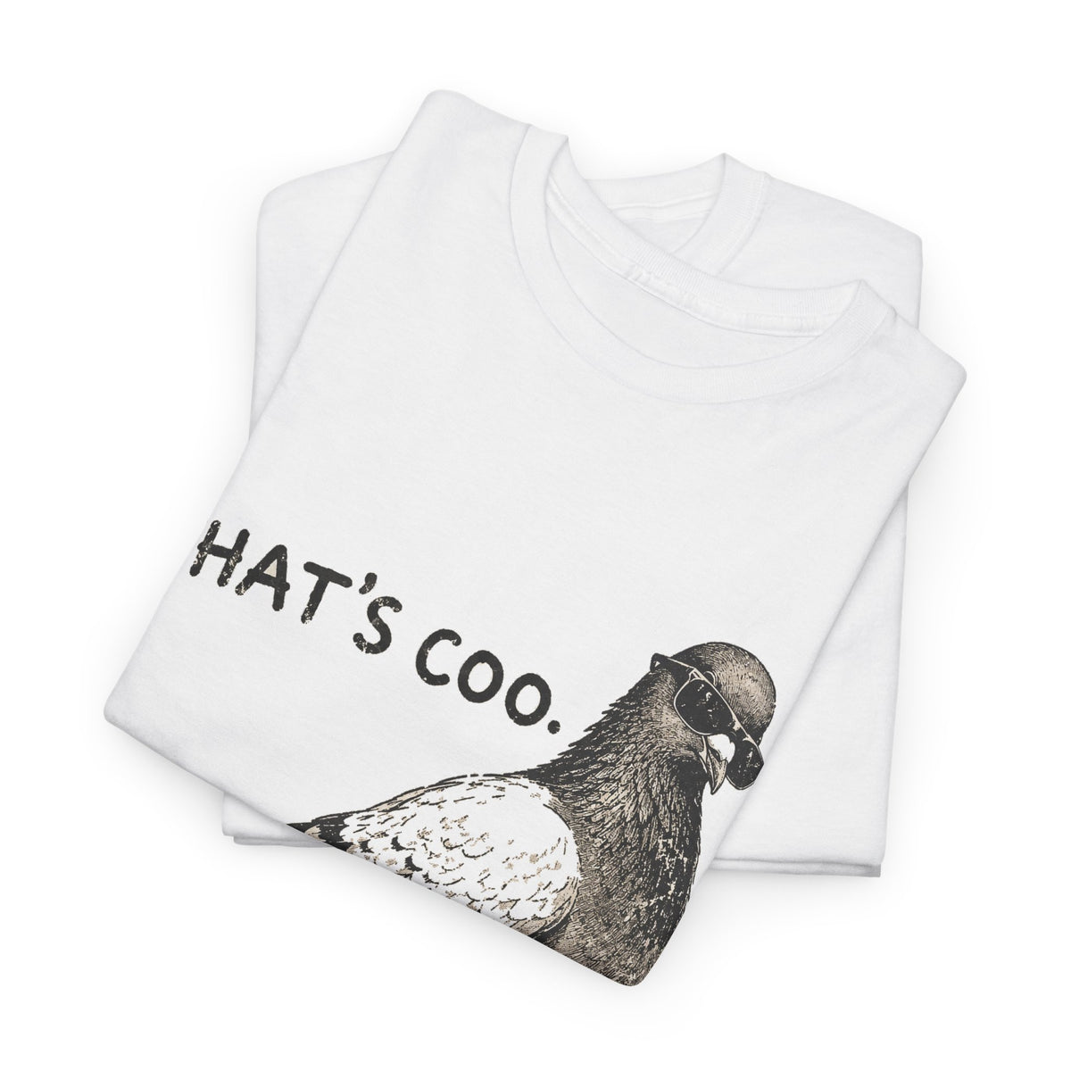 Thats Coo Pigeon T-Shirt Funny Bird Pun Sketch