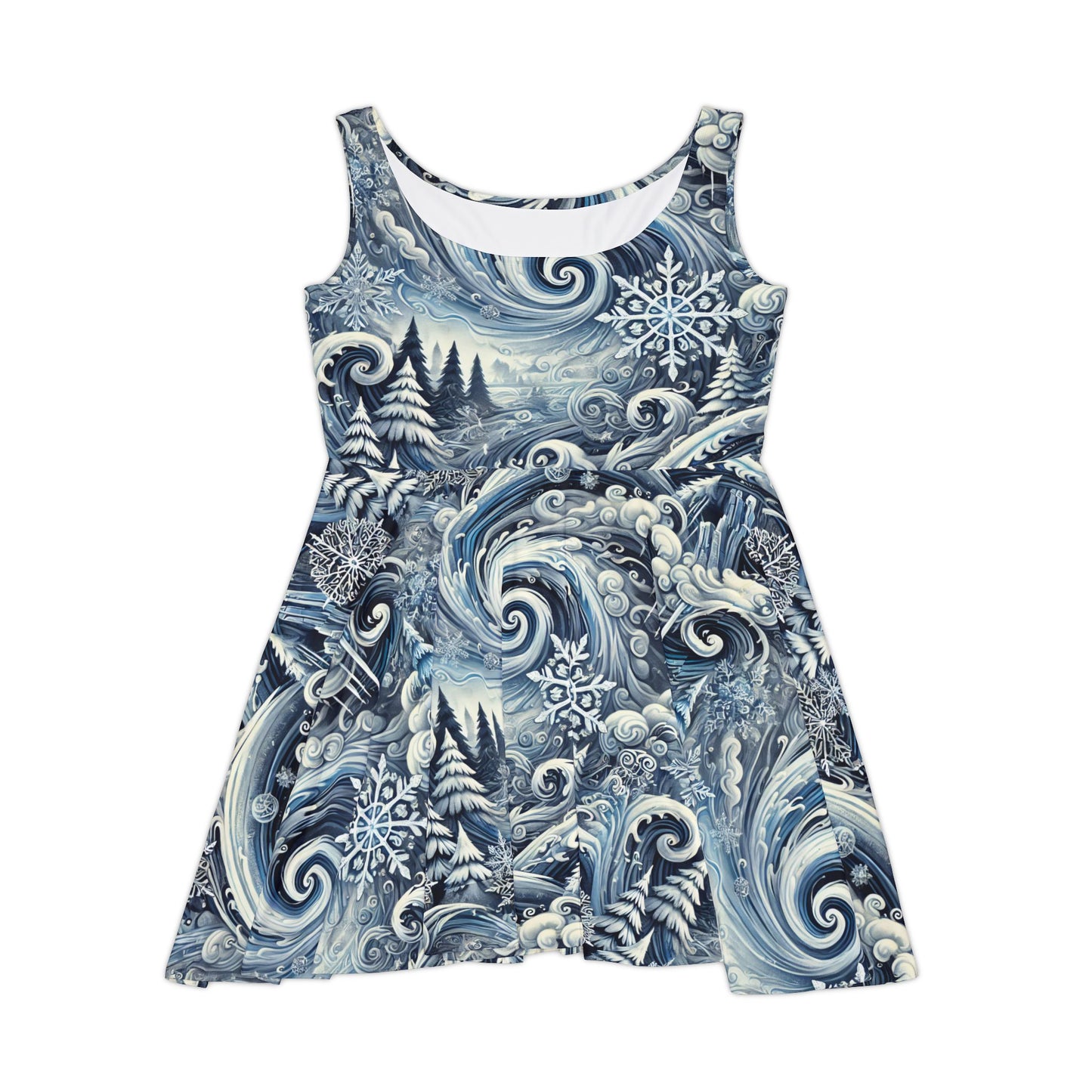 Skater Dress - Polar Vortex Print