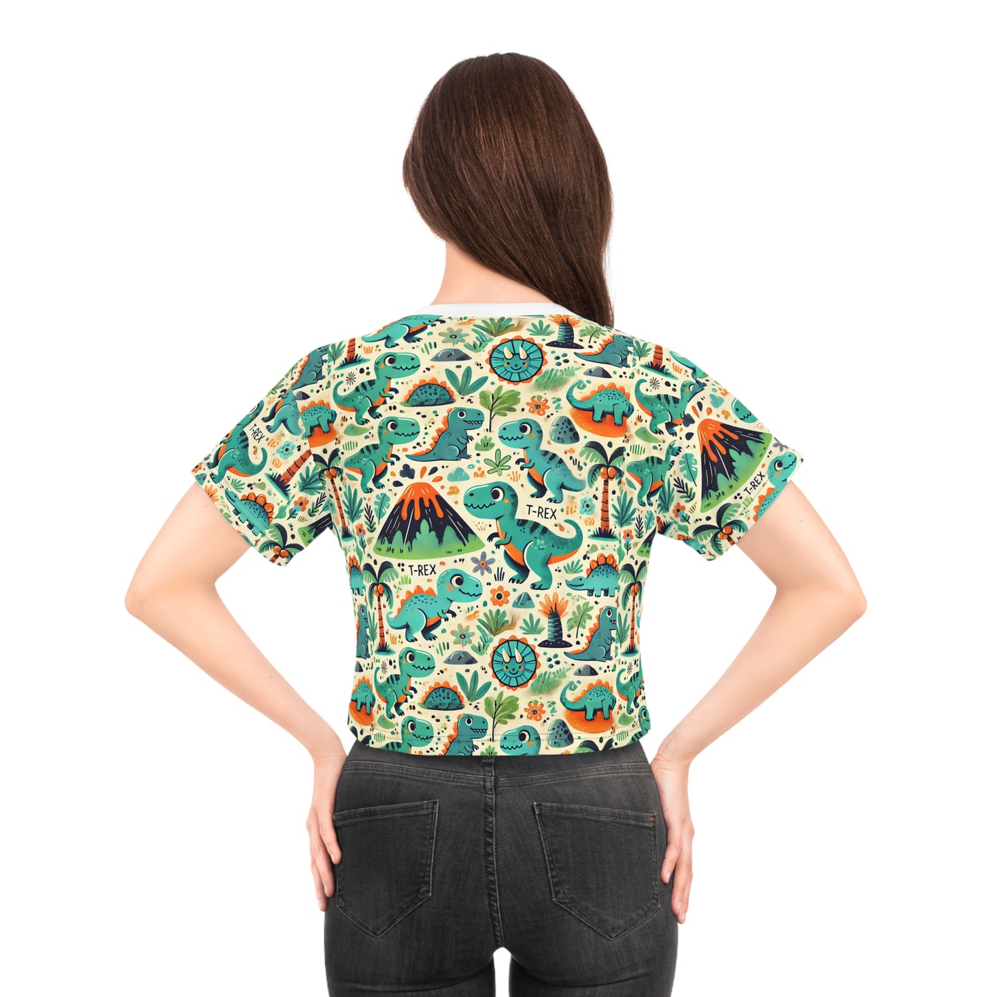 Dinosaur Crop Tee