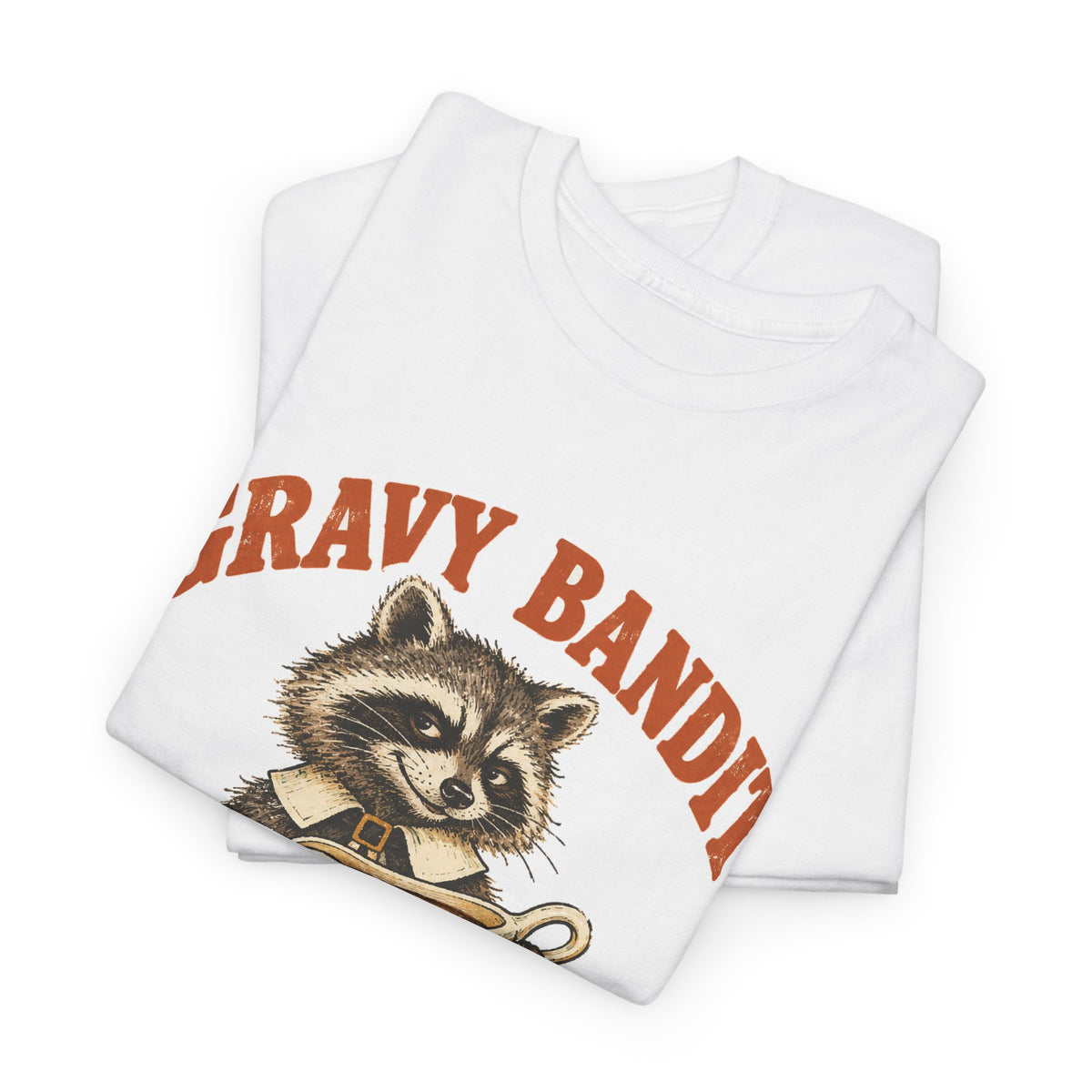 Gravy Bandit Raccoon T-Shirt Funny Thanksgiving Trash Panda