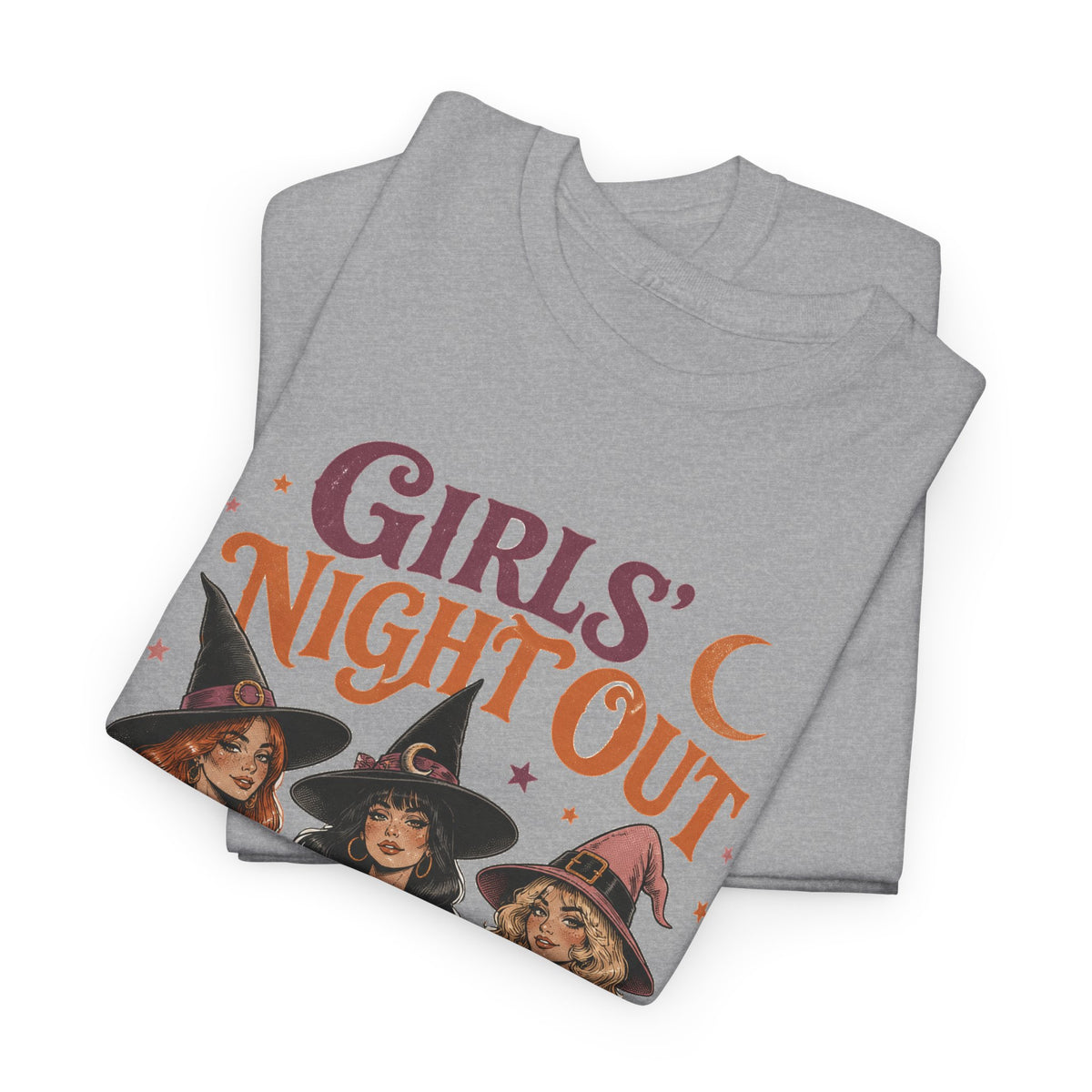 Girls Night Out Witches T-Shirt Retro Halloween Witch Squad
