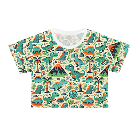 Dinosaur Crop Tee