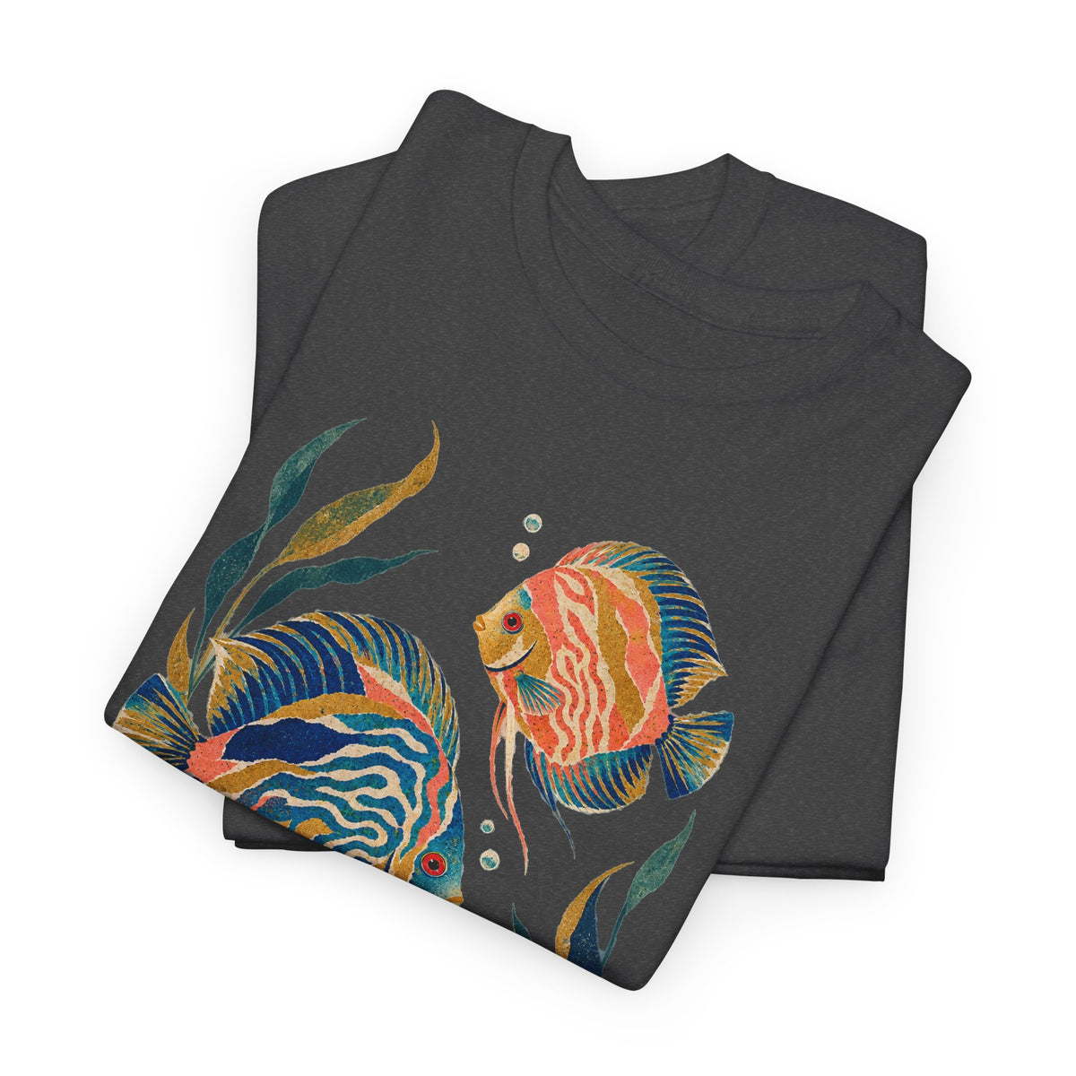 Discus Fish Trio Tee Colorful Tropical Aquarium Fish Aquascape Fishkeeping Shirt