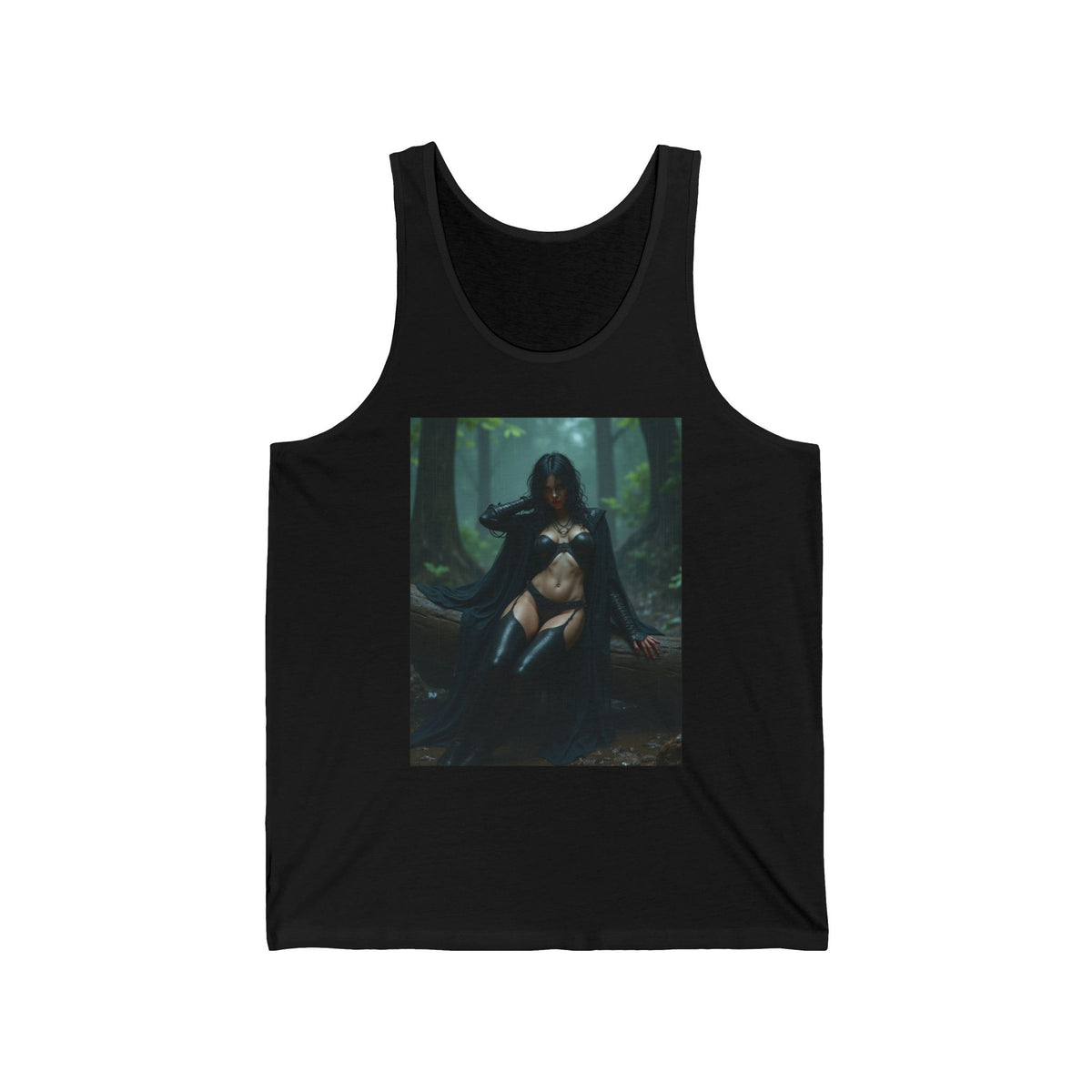 Witch Goddess Tank Top Gothic Dark Forest Witchy Graphic Tank