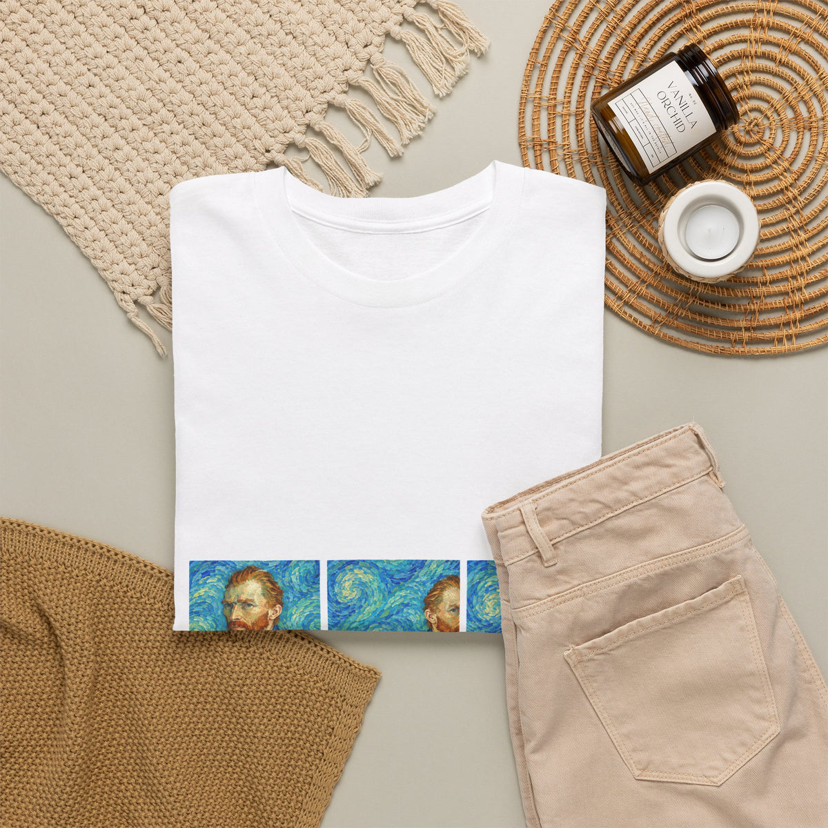 Van Gone T-Shirt Funny Van Gogh Pun Art History Joke Tee