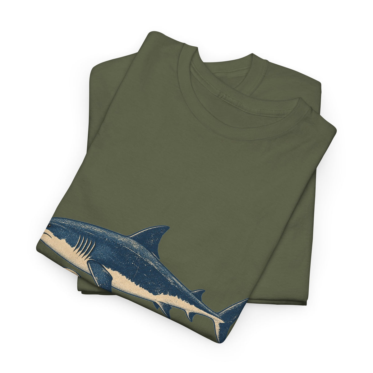 Great White Shark Wave T-Shirt Ukiyo Ocean Surf Tee