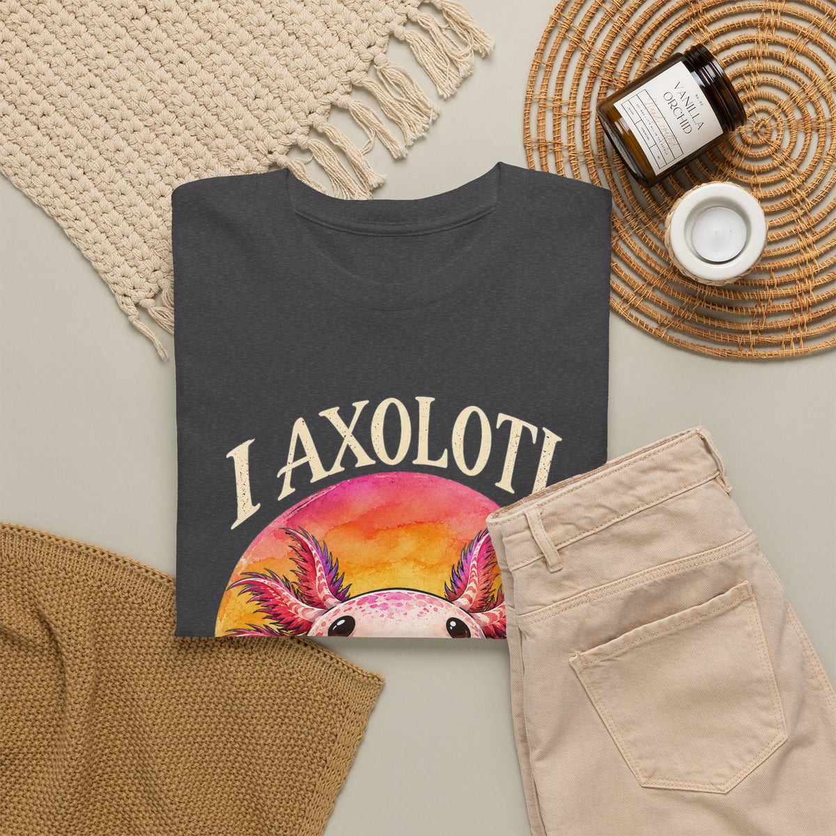 I Axolotl Questions T-Shirt Funny Axolotl Pun Peeking Amphibian Tee
