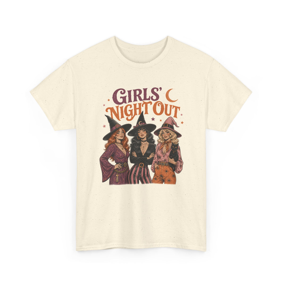 Girls Night Out Witches T-Shirt Retro Halloween Witch Squad