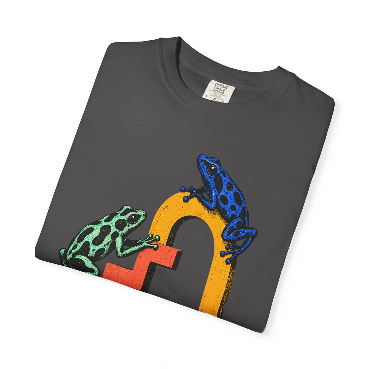 Poison Dart Frogs Stairs Checkered Dome Tee Geometric Arch Frog Wildlife Shirt